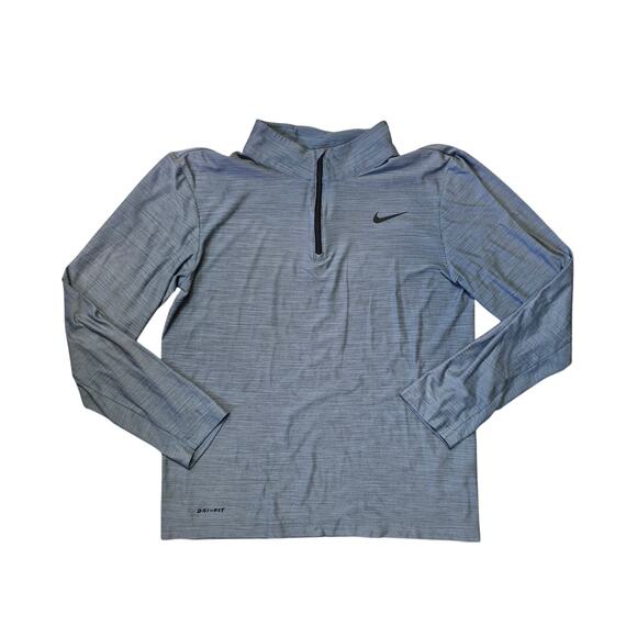 Nike Dri‑Fit Pullover Sweater Men’s Small Gray Training Top Moisture‑Wicking - Picture 1 of 6
